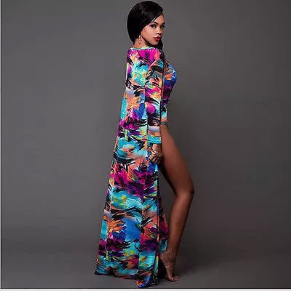 Swimsuit with matching chiffon